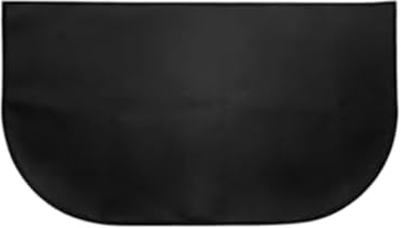 Lawnoval Tapete ignífugo para parrilla de 48 x 27 pulgadas, retardante de llama, cubierta de suelo para barbacoa y chimenea, color negro, 1 mm x 102 x 50 cm
