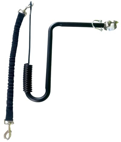 LeeQinersw Laisse pour Chien à Vélo, Laisse Mains Libres, Fixation Pratique, Montage Facile