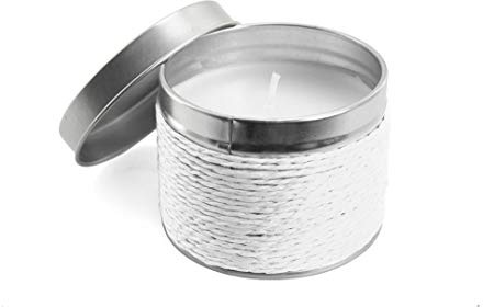 Lote de 50 Velas Aromática Decoradas con Rafia. Velas Decorativas de detalle y recuerdo parapara Bodas, bautizos, comuniones y Eventos (Beis)