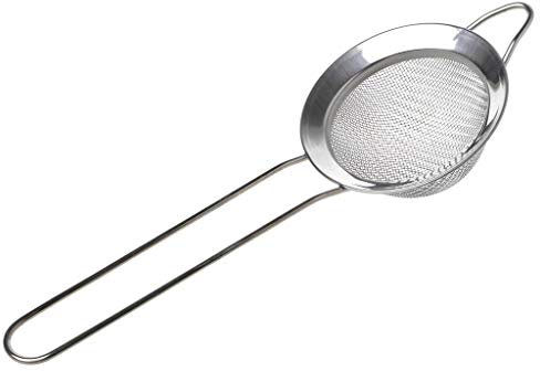 PULABO Colino per alimenti in acciaio inox, mini setaccio/colino professionale, 9 misure, essenziale per la cucina, lavabile in lavastoviglie, qualità premium
