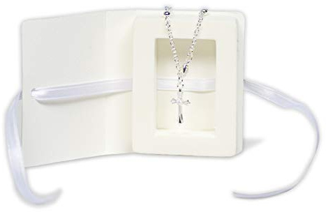 Mareli Kit para rosario con rosario con Decina incluido, ideal como bombonera, 4 cajas blancas de 7 x 5,5 x 1 cm