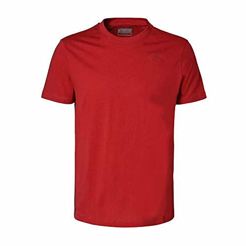 Kappa Cafers Slim Tee T-Shirt, Rouge, L Homme