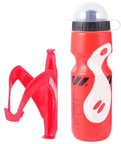 CIYODO Porte-Bouteille Vélo VTT Rouge avec Gourde Légère et Support Ergonomique pour Cyclisme Plein Air