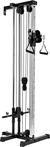 Bad Company Kabelzug-Station für die Wandmontage I Kompakter Seilzug für das Homegym I BCA-137 (Schwarz)