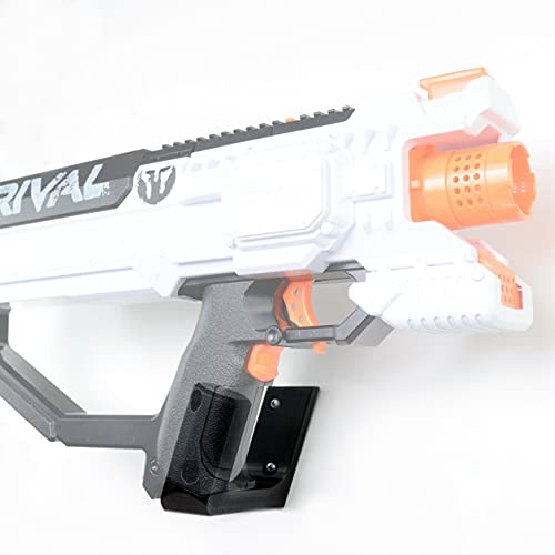 Spartan Mounts for Nerf Rival Blaster | Foam Dart Mag Wall Display Storage Organization System | Unique Low Profile Design Mounting Solution (Right)