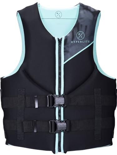 HyperLite Women's Indy Life Jacket - US Coast Guard Approved Level 70 Buoyancy Aid, Great for Any Water Sports Activity Including Boating, Paddle & Swimming - Small