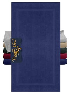 Marie´s Home Badvorleger - Teppich für große Bäder, Flur und mehr 1612.2351, 60 x 110 cm, Marine