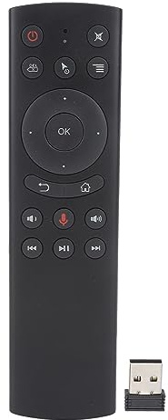 Röstfjärrkontroll, 2,4G Trådlös Röstavkännande Fjärrkontroll Mus Röstkommando Fjärrkontroll TV-box Röstfjärrkontroll Med USB-mottagare För G10S TV Box PC-projektor