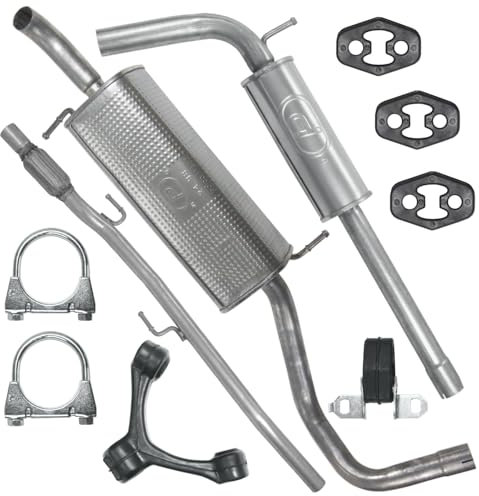 Polmo Schalldämpferset Auspuffanlage Auspuff für Skoda Fabia 2 II 2010-11/2014 1.2 TSI Kombi