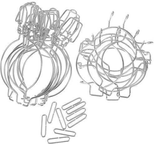 Cabilock Hebilla De Sellado De Acero Inoxidable 10 Piezas Para Tarros De Vidrio Cierres Metálicos Eficientes Operación Con Un Solo Botón Diseño De Bloqueo De Alambre 14.5 X 7.5 X 1.5 Cm