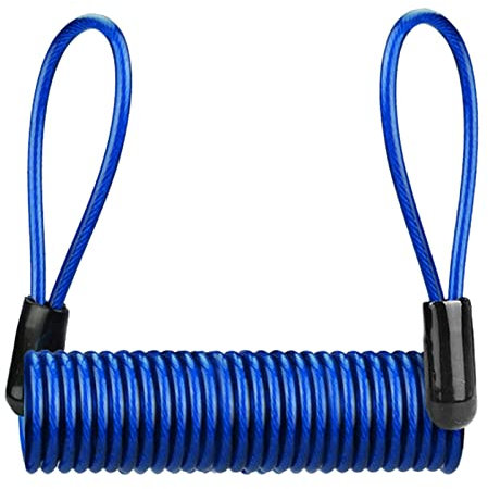 WOEIFGV 3.5mm Antifurto Molla Corda Filo Moto Bike Blocco Cavo Promemoria Cavo Furto Manubrio Scooter Blocco Freno Disco