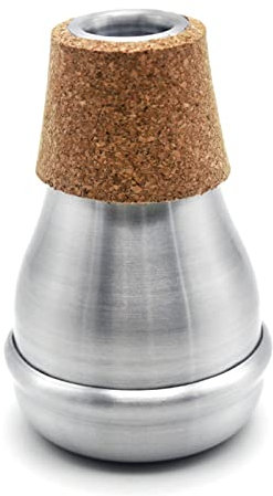 Trompetendämpfer aus leichter Aluminiumlegierung, Übungsschalldämpfer, Musikinstrument, Zubehör, passend für Musikliebhaber
