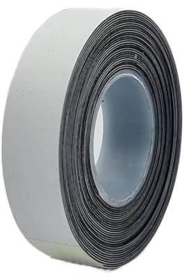 ACIT, Cinta de goma negra autoaglomerante, cinta autoamalgamante, banda PIB o EPR, 19 mm o 25 mm x 5 m, para reparación y sellado, impermeable y súper rendimiento (19 mm x 3 m)