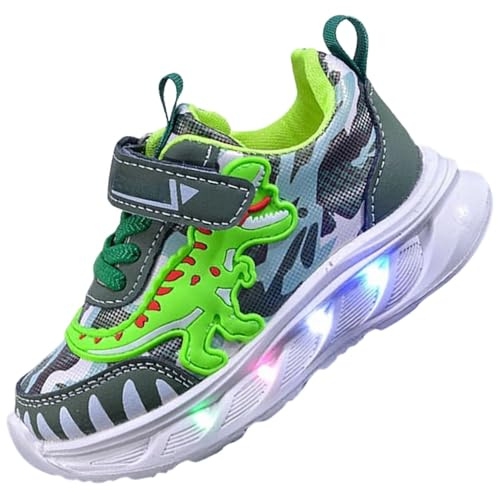 Jasmeko Zapatillas con Luces para Niños, Zapatos Deportivas Niños Deporte Tenis Luz Luminosos