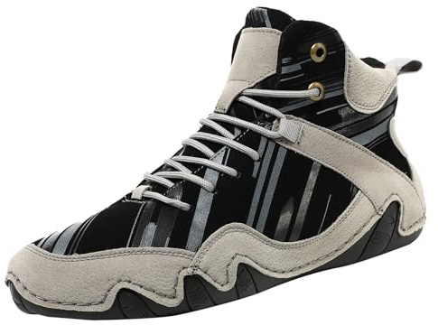 Generisch Chaussures pieds nus confortables pour homme et femme - Doublure chaude - Chaussures d'hiver avec larges orteils - Chaussures de jogging - Chaussures de trekking - Chaussures d'entraînement
