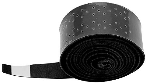GBSCLOVER Non Slip Bow Absorb Sweat Band, Stretchy Bow Handle Tape, PVC Bow Grip Handle Band, Bow Riser Handle Band for Tennis, Badminton, Squash Racquet, 44.1x1.0in, Black