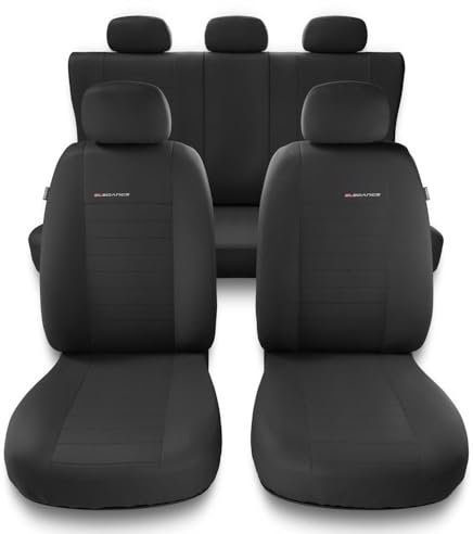 Mossa - Universal Sitzbezüge Auto kompatibel mit Renault Clio II, III, IV (1990-2019) - Autositzbezüge Schonbezüge für Autositze - UNE-4