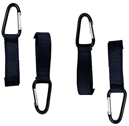4 Stück Kinderwagen Haken für Wickeltaschen,Kinderwagenhaken Taschenhaken, Anhänger für Kinderwagen in Universeller Passform,Karabinerhaken für Handtaschen Stroller Hooks