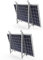 Halterung Aufständerung von Solarmodulen Balkonkraftwerken für Balkon, Flachdach, vertikale Wand und Boden (für Balkongeländer mit rundem Handlauf, 2.00, Set)