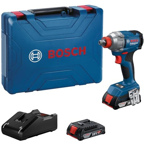 Bosch Professional 18V System sladdlös slagskruvdragare GDX 18V-285 (inkl. 2x GBA 18V 2.0Ah, GAL 18V-20-laddare, MPP-väska)