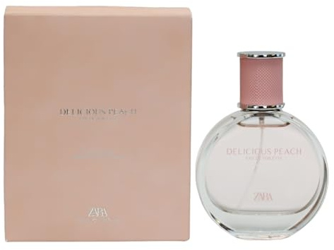 Zara Delicious Peach Floral Kids Perfume with Light Pineapple Fragrance Coconut Milk & Delicate Osmanthus Scent EDT Eau de Toilette 40ml (1.35 fl. oz.)
