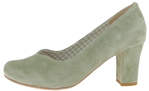 Hirschkogel Femme Damen Trachten Pumps Escarpins, Sauge, 39 EU