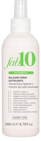 FAB10, Balsamo Spray Districante, 10 Azioni in 1, 200 ml