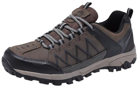LANDHIK Baskets de Randonnée pour Homme Chaussure Brun_45