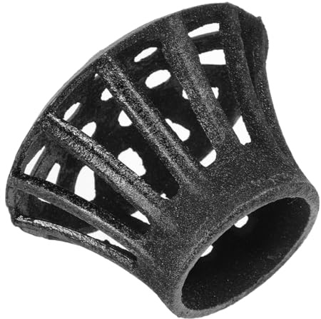 BAZEITFLOW Cast Iron Gutter Downspout Guard Roof Gutter Leaf Strainer 110mm Round Iron Downspout Filter Rainwater Drain Cover for Outdoor Roof Drainage