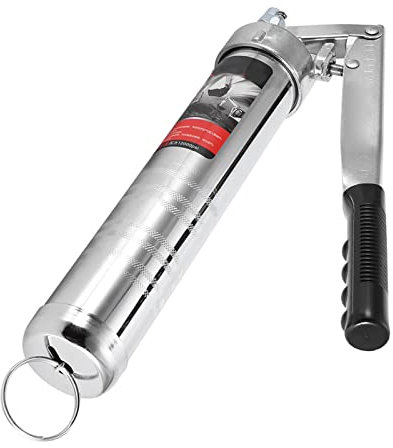 400CC Manuelles pneumatisches Fettpressen-Set, 11000 PSl luftbetriebene Hochdruck-Fettpressen mit Ölrohr und Ölspitzendüse