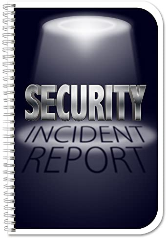 BookFactory Security Incident Report Log Book/Security Guard Journal - Wire-O, 100 Pages, 3.5'' x 5.25'' (Made in USA)