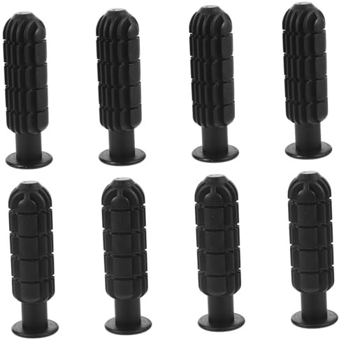 BESPORTBLE 8st Zubehör Für Fußballmaschinen Kickertischteile Griffe Für Kickertische Griffe Für Tischfußballmaschinen Austauschbare Kickergriffe Tischfußballzubehör Zubehör Black Pp