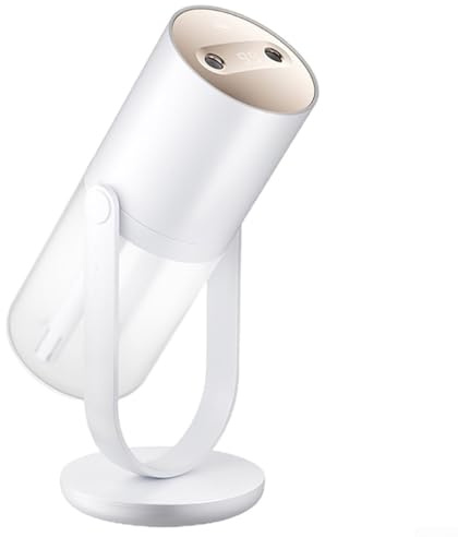 HpLive Humidificador portátil de escritorio de 450 ml, 3000 mAh, con tecnología de atomización, carga USB, 3 modos de pulverización para el hogar y la oficina