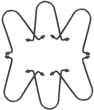 MOTHNUR 6pièces Crochets pour Chaîne De Pluie Adaptateurs Métalliques pour Pluviales Crochets De Suspension pour Décoration De Jardin Et Mangeoires à Oiseaux