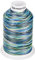 Gütermann Bauschgarn Bulky-Lock 80 Nr. 9858 blau/grün-Multicolour Nähgarn - 1000m