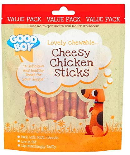 Good Boy Cheesy Chicken Sticks 185g
