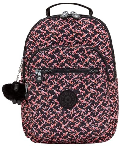 Kipling Seoul S, Petit Sac à Dos (avec Protection pour Ordinateur Portable), 16 x 80 x 38 cm, Dancing Bouquet (Multi)