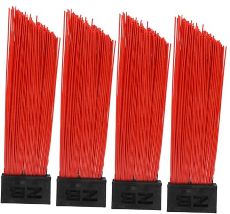 Healifty 4pcs Maintenance Broom Head Push Broom Accessory Outdoor Sweeping Brush for Efficient Cleaning