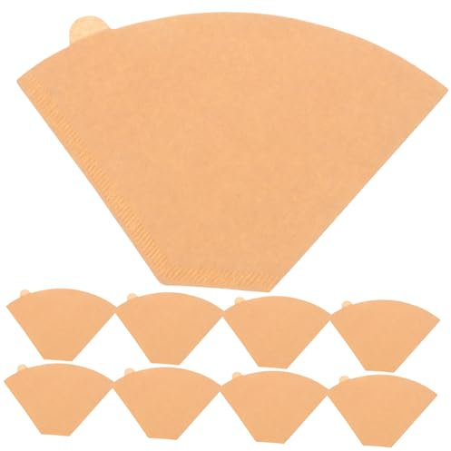 Lot de 100 filtres à café en papier naturel non blanchi pour une infusion optimale