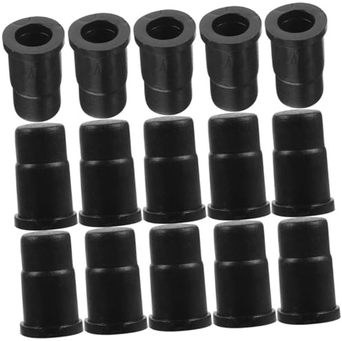 LIFKOME 50 pezzi Inserto Gomma per Ruote Manicotti Resistenti per Staffe di Mobili Ricambi Durevoli per Supporto Ruote di Sedie e Carrelli
