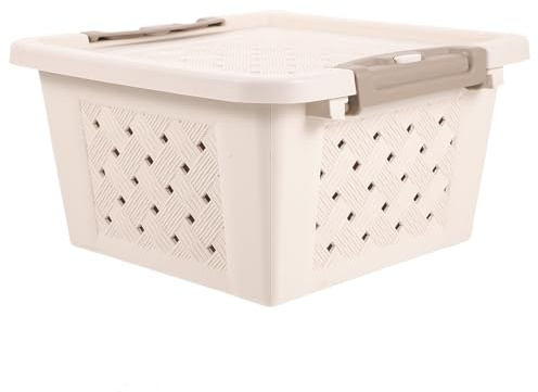 HOMOBABE Hamster Travel Carrier Box Portable Small Animal Transport Cage Plastic Ventilated Pet Carrier for Outdoor and Household Use