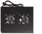 LINK Modulo 2 Ventole a Soffitto per Armadi 22/42U Profondi 600 mm Link, Nero