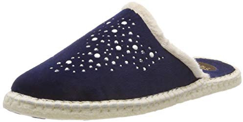 Macarena Damen ISASA72-AM TERCIOPELO Pantoffeln, Blau (Marin Marin)