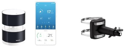 Netatmo Set Windmesser für die Smarte Wetterstation + Halterung