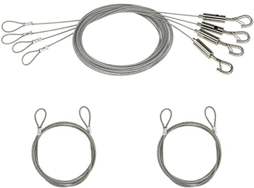 Ajustable Fil de Suspension pour Cadre Photo,Câble de Suspension Réglable