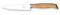 WEITZ Schinkenmesser 15 cm – Scharfes Molybdänstahl-Messer mit Olivenholzgriff – Präzisions-Universalmesser aus Solingen – Langlebig & Made in Germany