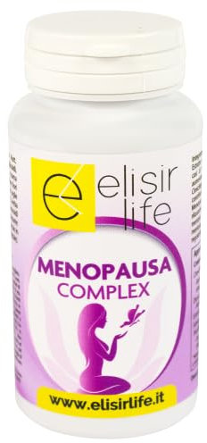 Integratore menopausa, vampate, sudorazione eccessiva con Cimicifuga, Dioscorea, Polline, Salvia e Passiflora: MENOPAUSA COMPLEX 100 capsule vegetali