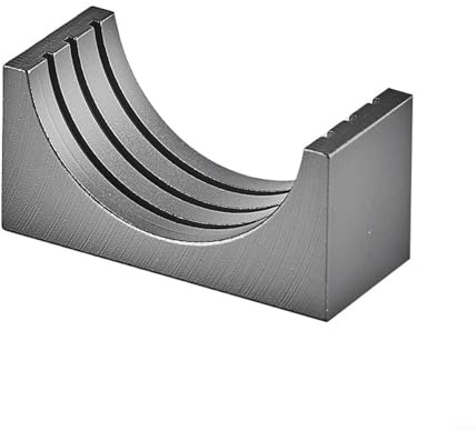 Besshepplo Supporto per Filtro per caffè Espresso in Alluminio per Filtro per caffè da 51, 54 e 58 mm. Supporta Il Posizionamento Verticale per Un Facile Accesso (Argento, 3 Griglie).