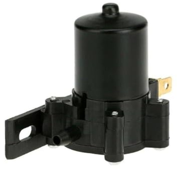 Tidevib Pompa lavavetri da 12 V per sistema di pulizia del parabrezza dell'auto, compatibile con veicoli da 12 V, nero