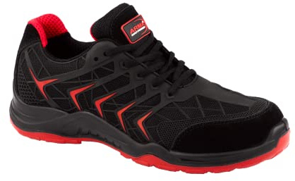 RAM ONLINE ARMA, A10-VIPER, S1P Safety Trainer, Quality and Lightweight, Breathable and Moisture Wicking Lining, Shock Absorbing Heel (numeric_10)